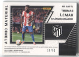 2021-22 Thomas Lemar Panini Obsidian ATOMIC ELECTRIC ETCH ORANGE JERSEY RELIC 10/50 #AM-TL Atletico de Madrid