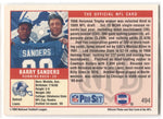 1989 Barry Sanders Pro Set ROOKIE RC #494 Detroit Lions HOF 9