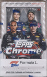 2021 Topps Chrome Formula 1 F1 Racing Hobby, Box