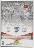 2014-15 Russell Westbrook Panini Elite PURPLE 085/199 Oklahoma City Thunder Wizards #4