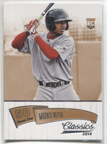 2014 Mookie Betts Panini Classics ROOKIE RC #169 Boston Red Sox 18