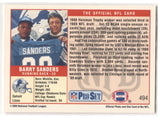 1989 Barry Sanders Pro Set ROOKIE RC #494 Detroit Lions HOF 12