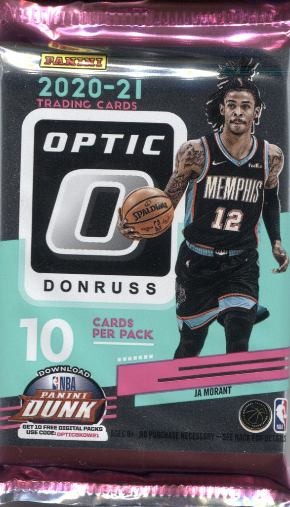 2020-21 Donruss Optic H2 Hobby Hybrid Basketball, Pack