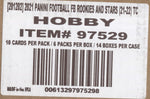 2021 Panini Rookies & Stars Hobby Football, 14 Box Case