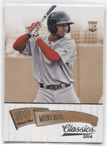 2014 Mookie Betts Panini Classics ROOKIE RC #169 Boston Red Sox 21