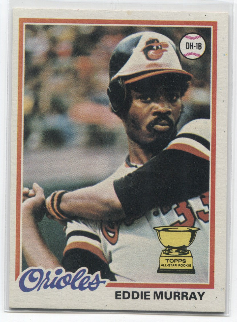 1978 Topps #36 Eddie Murray Baltimore Orioles Rookie Baseball