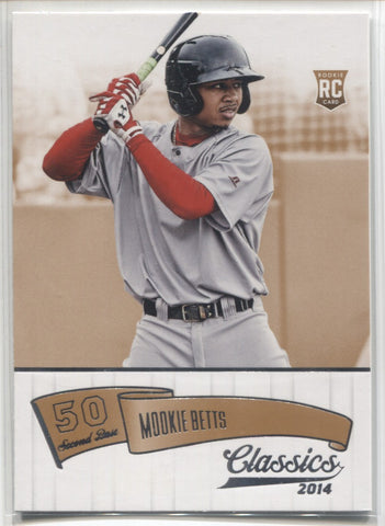 2014 Mookie Betts Panini Classics ROOKIE RC #169 Boston Red Sox 24