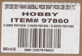2021 Panini Prizm Collegiate Draft Picks Hobby Baseball, 16 Box Case