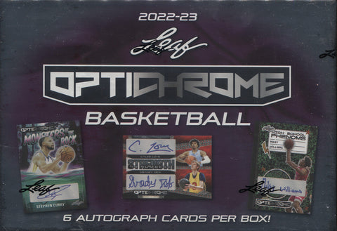 2022-23 Leaf Optichrome Basketball Hobby, Box
