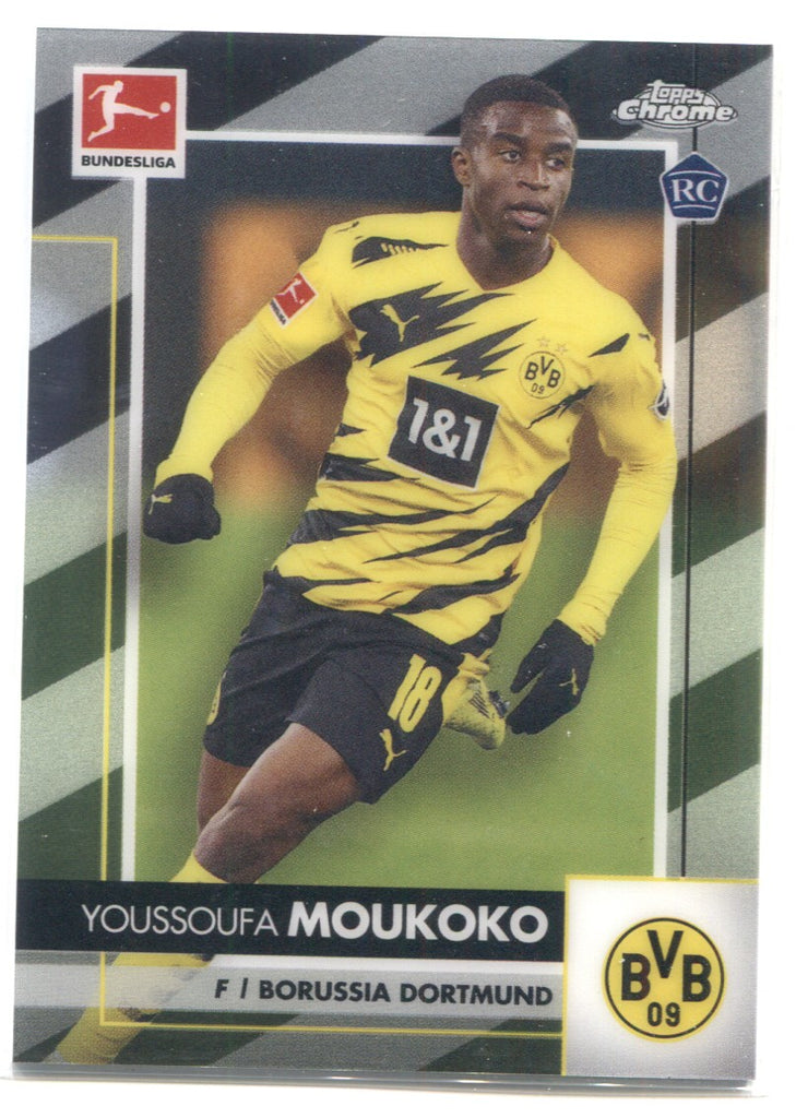 低価大得価】 ヤフオク! - TOPPS CHROME Youssoufa Moukoko ムココ 55