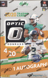 *LAST BOX* 2020 Panini Donruss Optic Football Hobby, Box