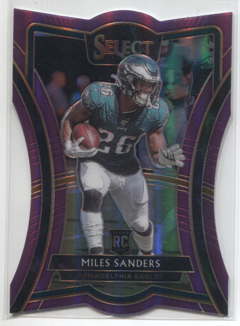 2020 Panini Donruss Miles Sanders Philadelphia Eagles Jersey Card