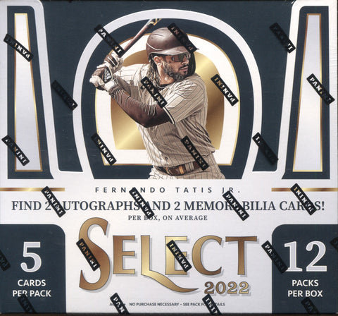 2022 Panini Select Baseball Hobby, Box