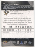 2015-16 Matt Murray Upper Deck Series Update YOUNG GUNS ROOKIE RC #526 Pittsburgh Penguins