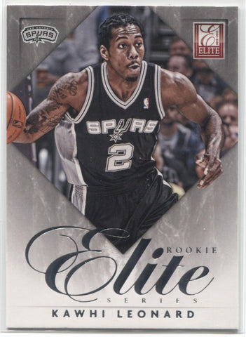 2012-13 Kawhi Leonard Panini Elite ROOKIE ELITE SERIES #3 San Antonio Spurs 2