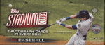 2021 Topps Stadium Club Baseball Hobby, Box