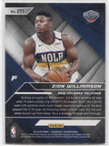 2019-20 Zion Williamson Panini Chronicles XR GREEN ROOKIE RC #271 New Orleans Pelicans