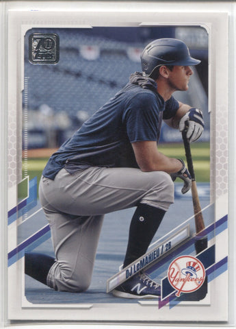 2021 DJ Lemahieu Topps BASE SET PHOTO VARIATION #350B New York Yankees