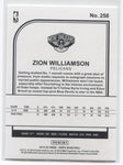 2019-20 Zion Williamson Panini Hoops ROOKIE RC #258 New Orleans Pelicans 3