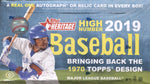 2019 Topps Heritage High Number Hobby Baseball, Box