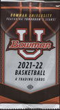 2021-22 Bowman University Basketball Hobby, Pack