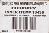 2022 Panini Revolution WWE Hobby, 8 Box Inner Case