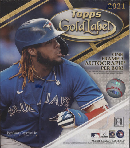 2021 Topps Gold Label Baseball Hobby, Box