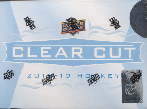 2018-19 Upper Deck Clear Cut Hobby Hockey, Box