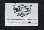 2022 Leaf Vibrance Autographed Pre-Production Proof Multi-Sport, Box (+1 Leaf 1/1 Proof Pack!)