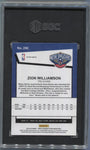 2019-20 Zion Williamson Panini NBA Hoops Premium Stock HOLO SILVER TRIBUTE ROOKIE RC SGC 10 #296 New Orleans Pelicans 5256