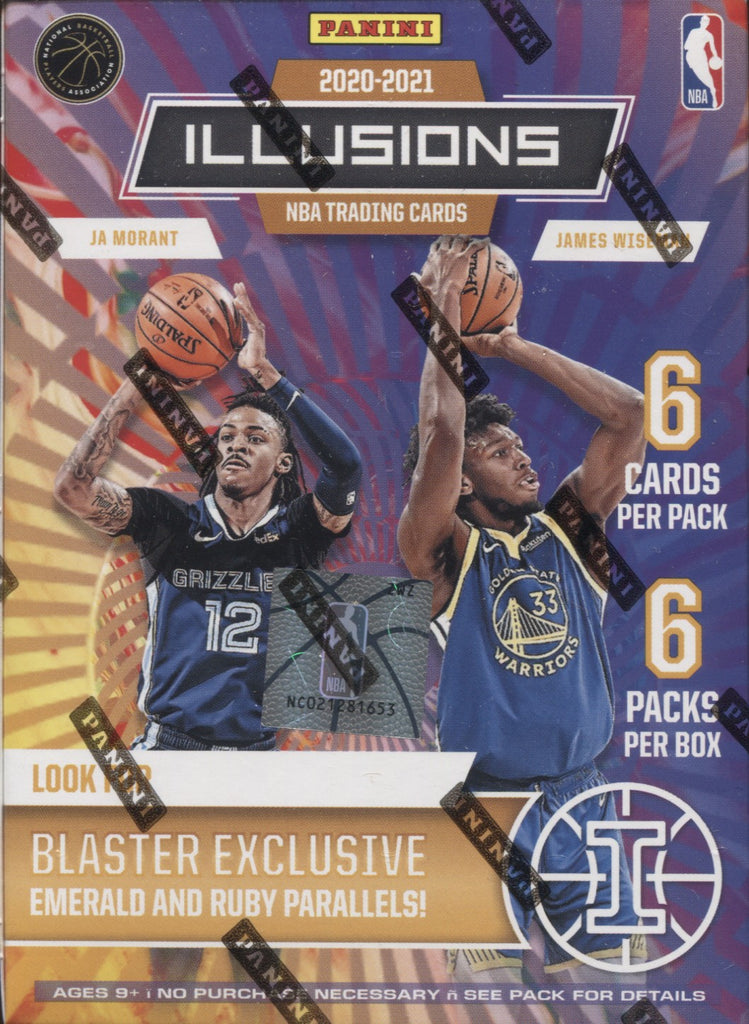 Panini Illusions 2020 2021 NBA Basketball Cards Blaster Box