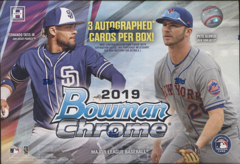 2019 Bowman Chrome HTA Choice Baseball, Box