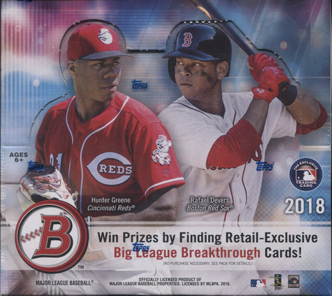 2018 Bowman Retail Baseball, Box