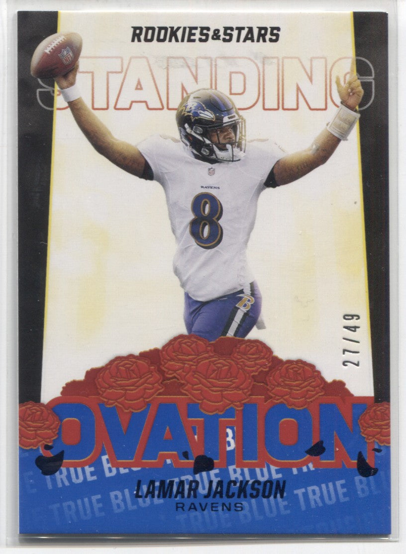 Lamar Jackson – Baltimore Ravens 2021 Panini Contenders Winning Ticket –