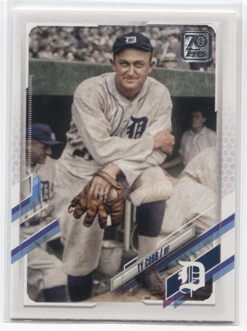 2021 Ty Cobb Topps Series 2 SHORT PRINT SP #336 Detroit Tigers HOF