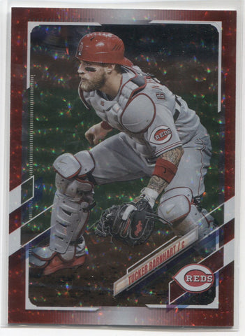 2021 Tucker Barnhart Topps Series 2 RED ICE 163/199 #580 Cincinnati Reds