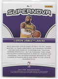 2020-21 LeBron James Panini Revolution SUPERNOVA #1 Los Angeles Lakers 2