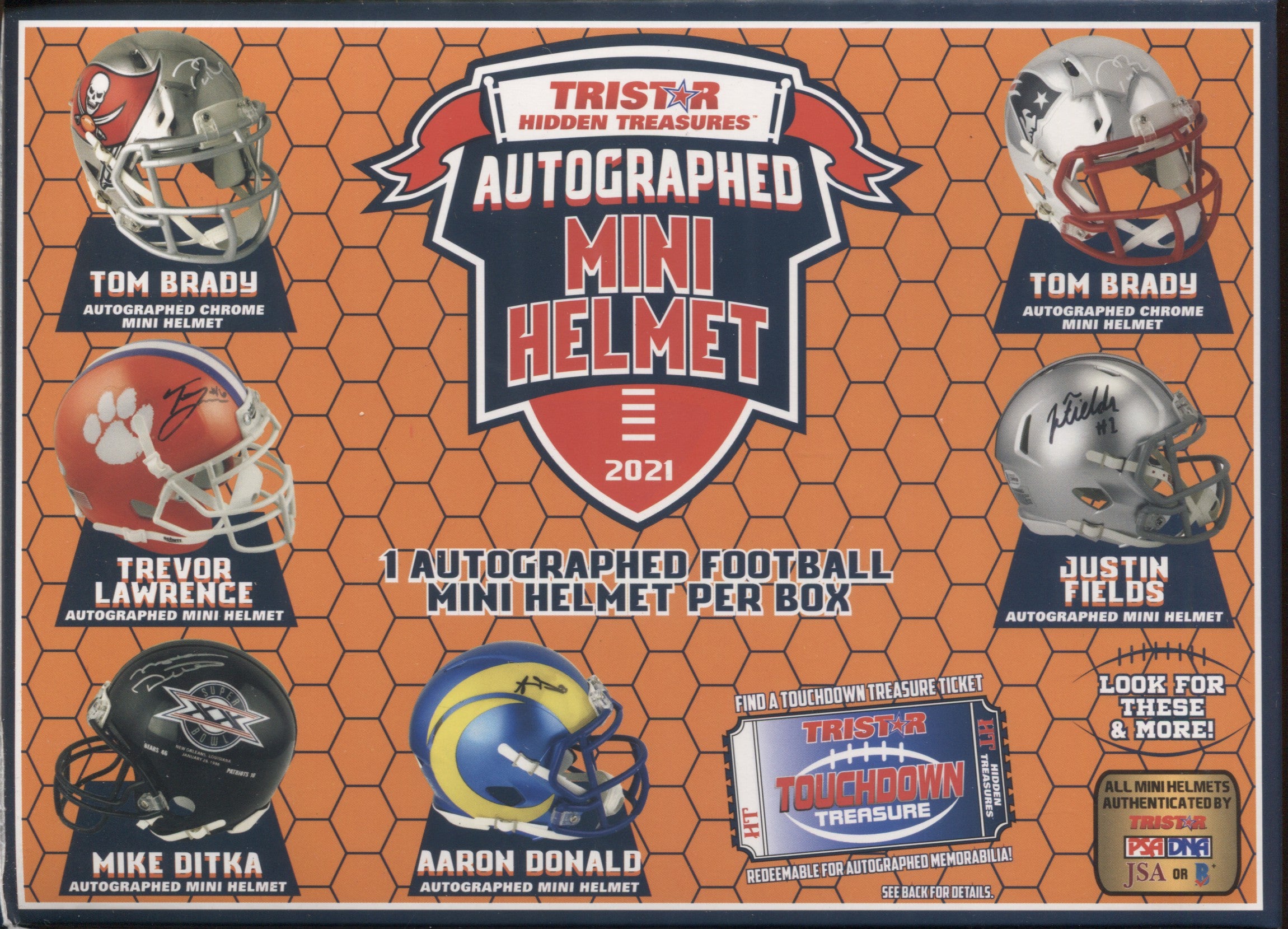 2022 Tristar Hidden Treasures Autographed Football Mini Football